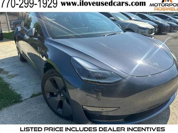 TESLA MODEL 3 2022 5YJ3E1EB1NF275786 image